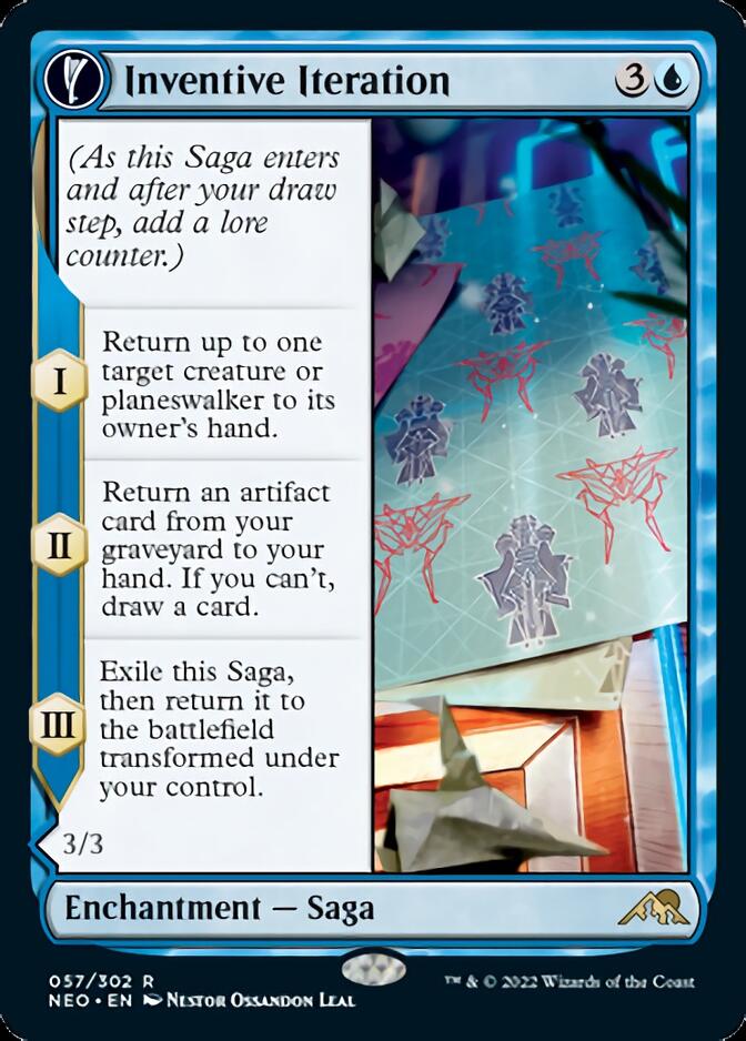 Inventive Iteration // Living Breakthrough [Kamigawa: Neon Dynasty] | Card Merchant Takapuna