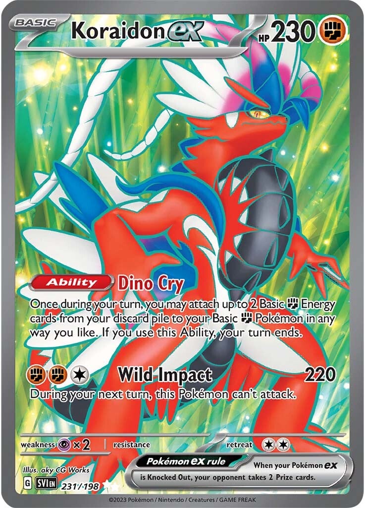 Koraidon ex (231/198) [Scarlet & Violet: Base Set] | Card Merchant Takapuna