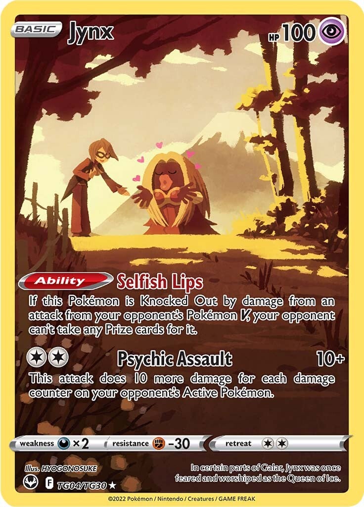 Jynx (TG04/TG30) [Sword & Shield: Silver Tempest] | Card Merchant Takapuna