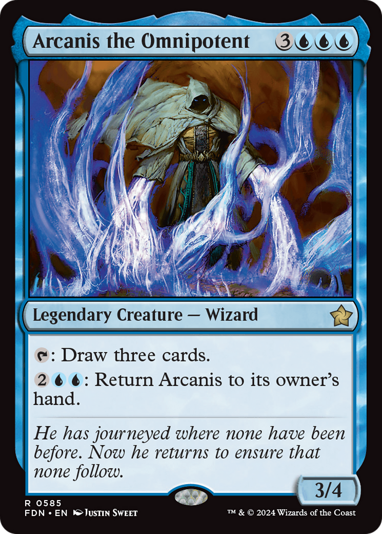 Arcanis the Omnipotent [Foundations] | Card Merchant Takapuna