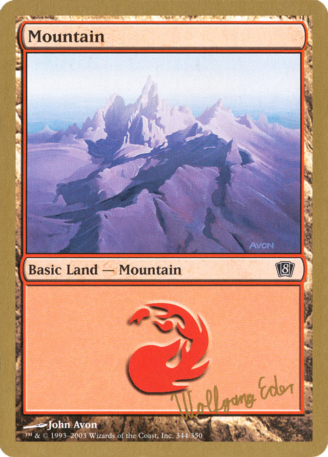 Mountain (Wolfgang Eder) [World Championship Decks 2003] | Card Merchant Takapuna