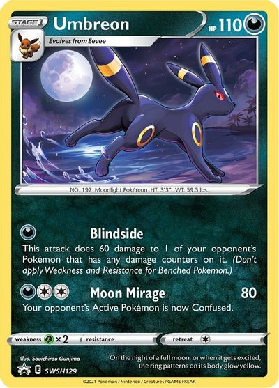 Umbreon (SWSH129) [Sword & Shield: Black Star Promos] | Card Merchant Takapuna