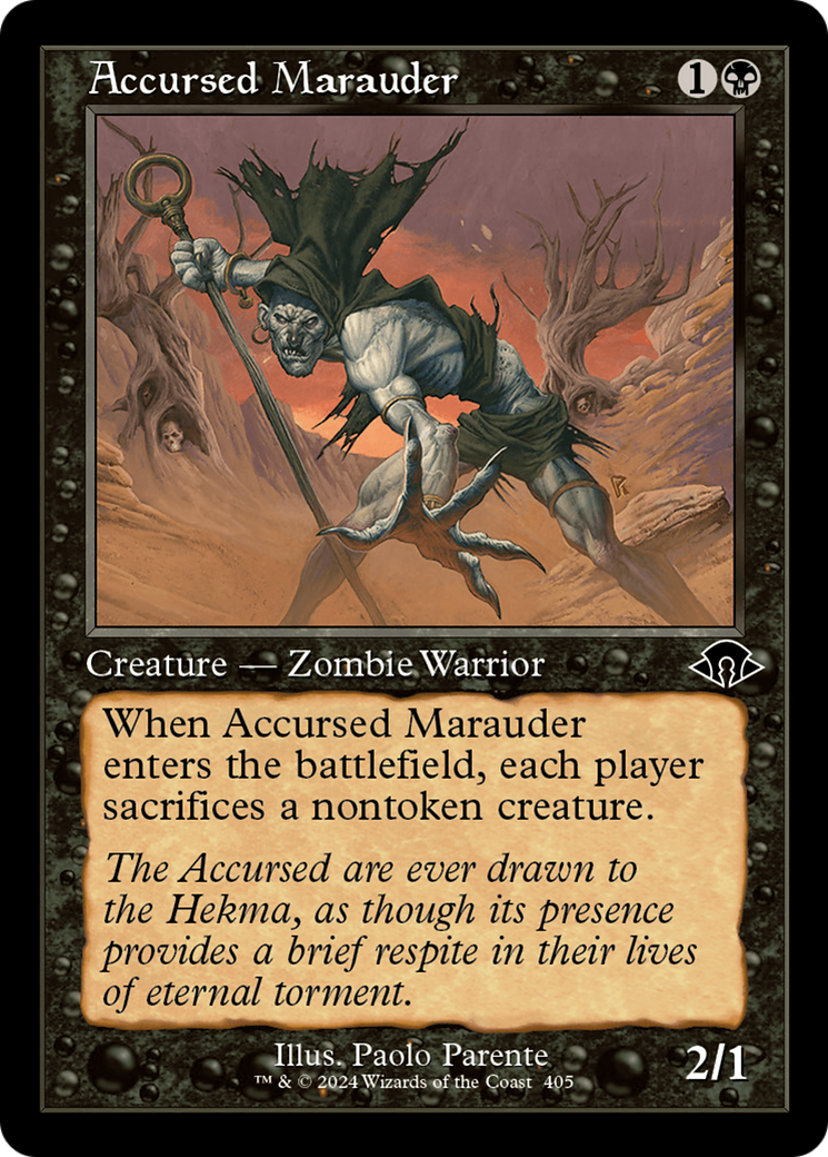 Accursed Marauder (Retro Frame) [Modern Horizons 3] | Card Merchant Takapuna