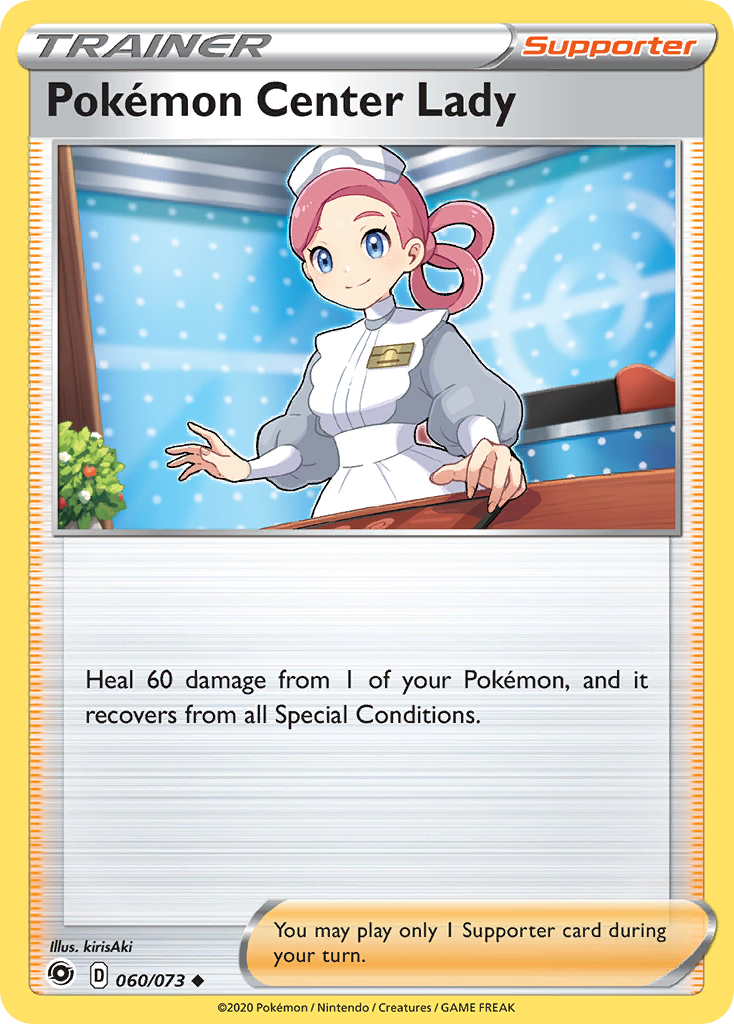 Pokemon Center Lady (060/073) [Sword & Shield: Champion's Path] | Card Merchant Takapuna