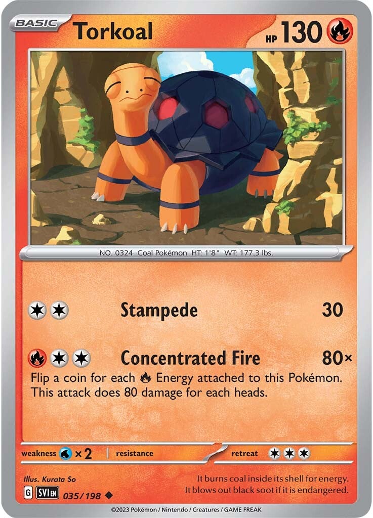 Torkoal (035/198) [Scarlet & Violet: Base Set] | Card Merchant Takapuna