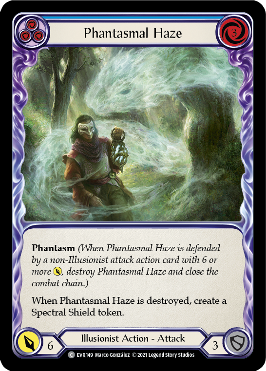 Phantasmal Haze (Blue) [EVR149] (Everfest)  1st Edition Normal | Card Merchant Takapuna