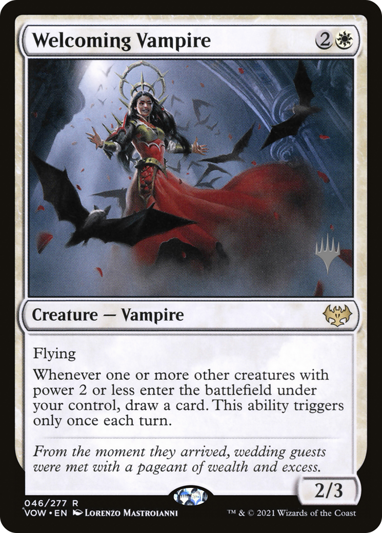 Welcoming Vampire (Promo Pack) [The Brothers' War Promos] | Card Merchant Takapuna