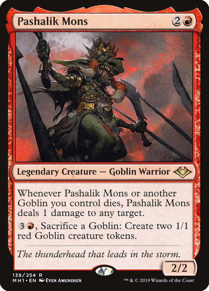 Pashalik Mons [Modern Horizons] | Card Merchant Takapuna