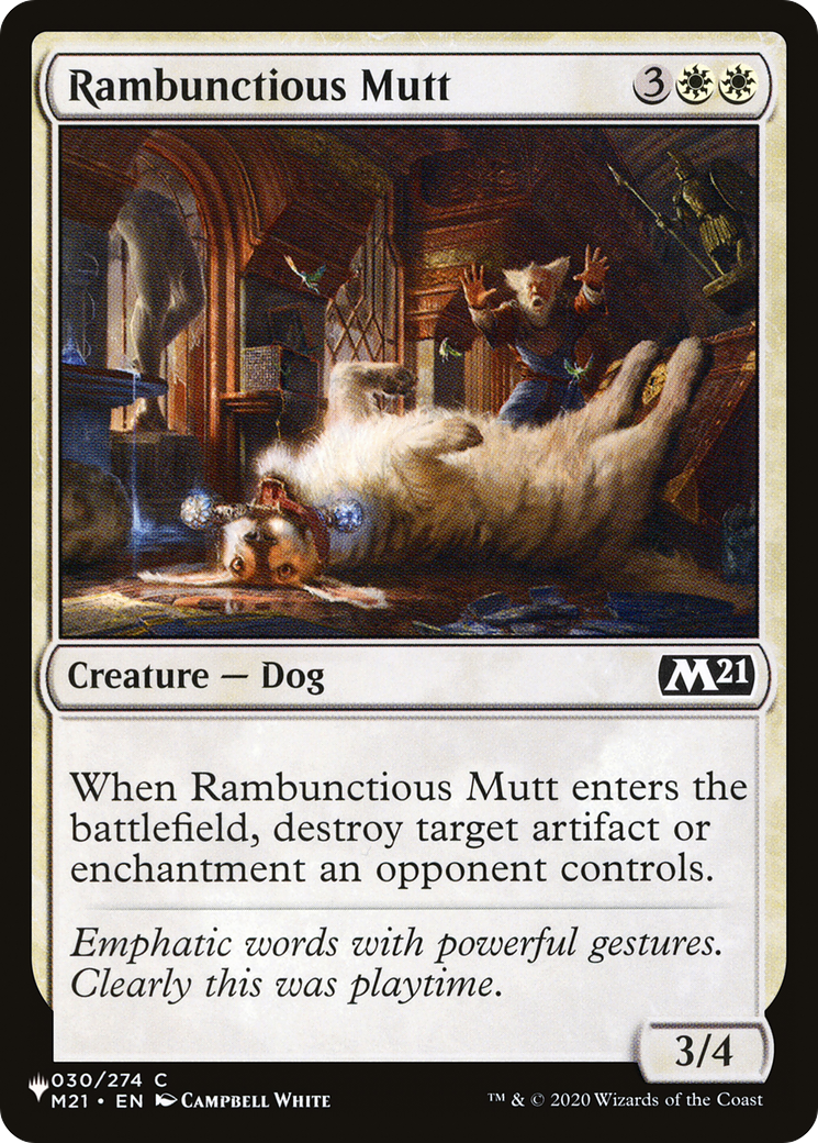 Rambunctious Mutt [The List] | Card Merchant Takapuna