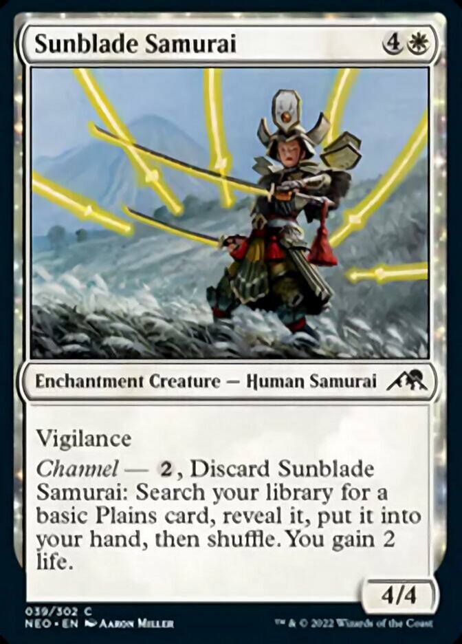 Sunblade Samurai [Kamigawa: Neon Dynasty] | Card Merchant Takapuna