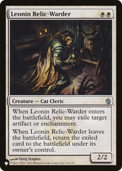 Leonin Relic-Warder (MBS) [The List] | Card Merchant Takapuna