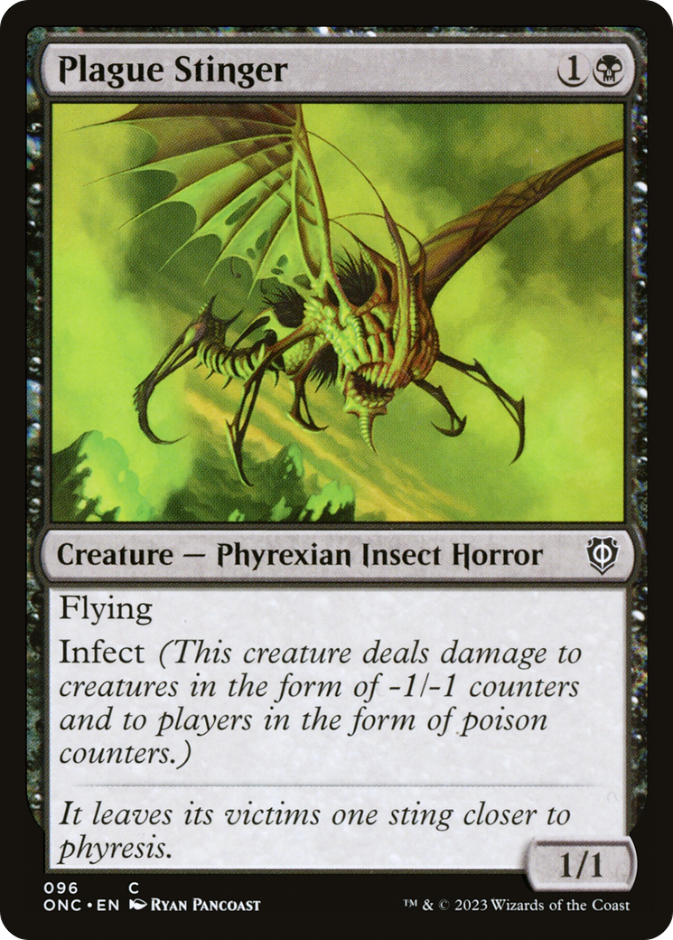 Plague Stinger [Phyrexia: All Will Be One Commander] | Card Merchant Takapuna