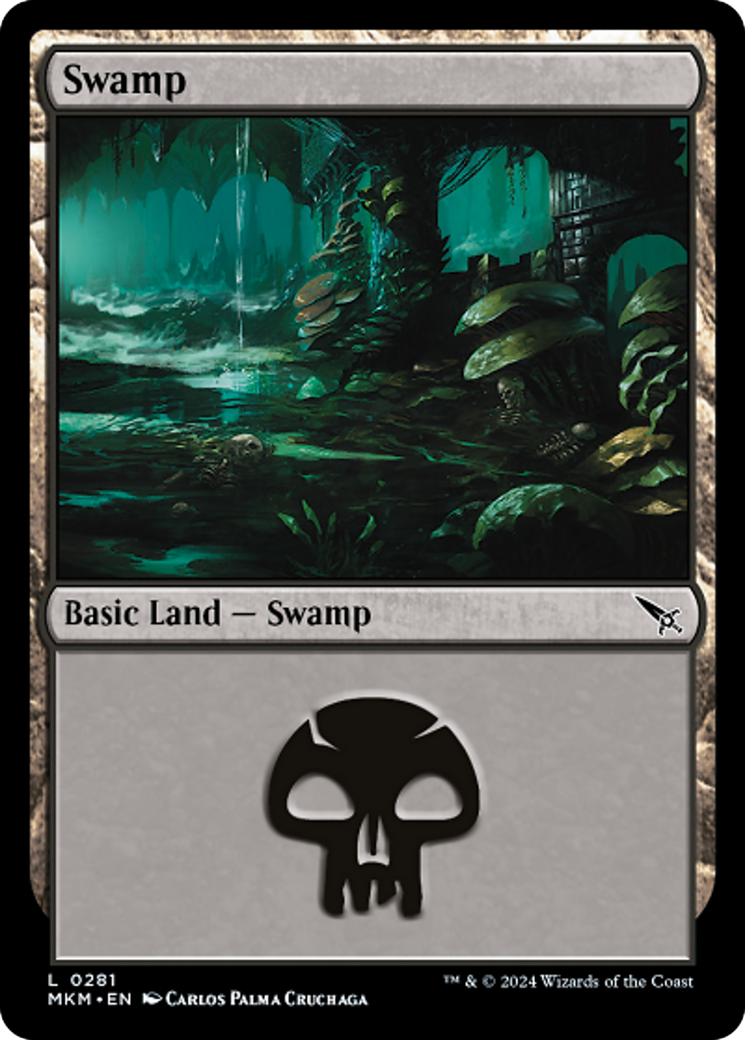 Swamp (0281) [Murders at Karlov Manor] | Card Merchant Takapuna