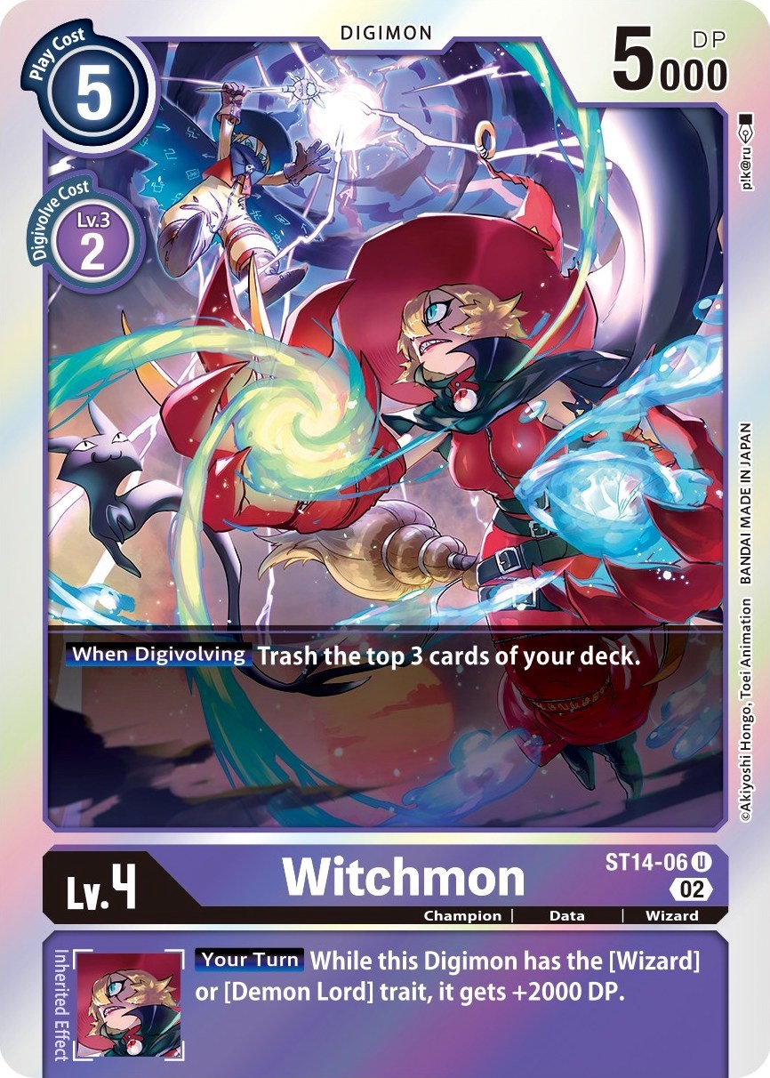 Witchmon [ST14-06] [Starter Deck: Beelzemon Advanced Deck Set] | Card Merchant Takapuna