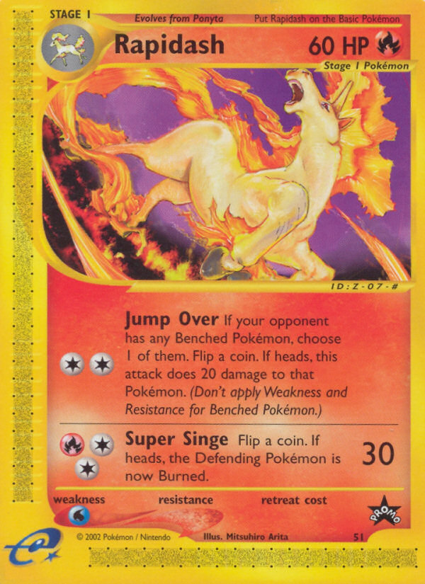 Rapidash (51) [Wizards of the Coast: Black Star Promos] | Card Merchant Takapuna