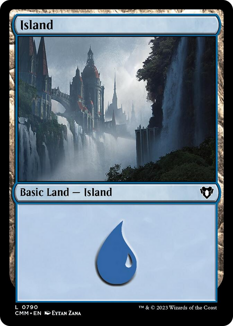 Island (790) [Commander Masters] | Card Merchant Takapuna