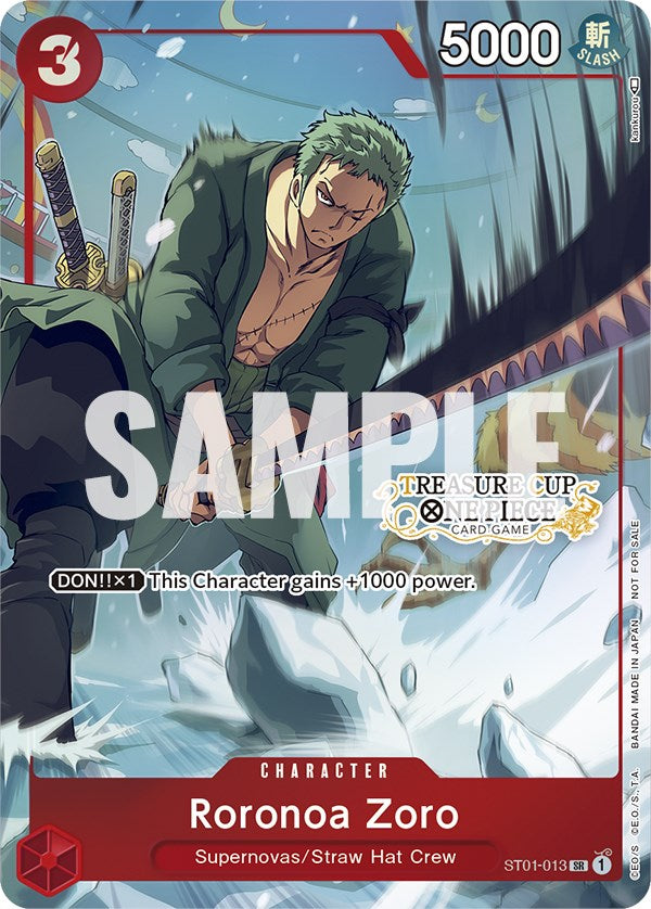 Roronoa Zoro (Treasure Cup) [One Piece Promotion Cards] | Card Merchant Takapuna