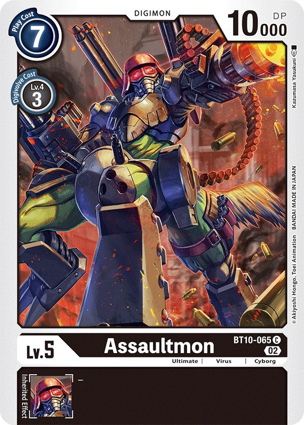 Assaultmon [BT10-065] [Xros Encounter] | Card Merchant Takapuna