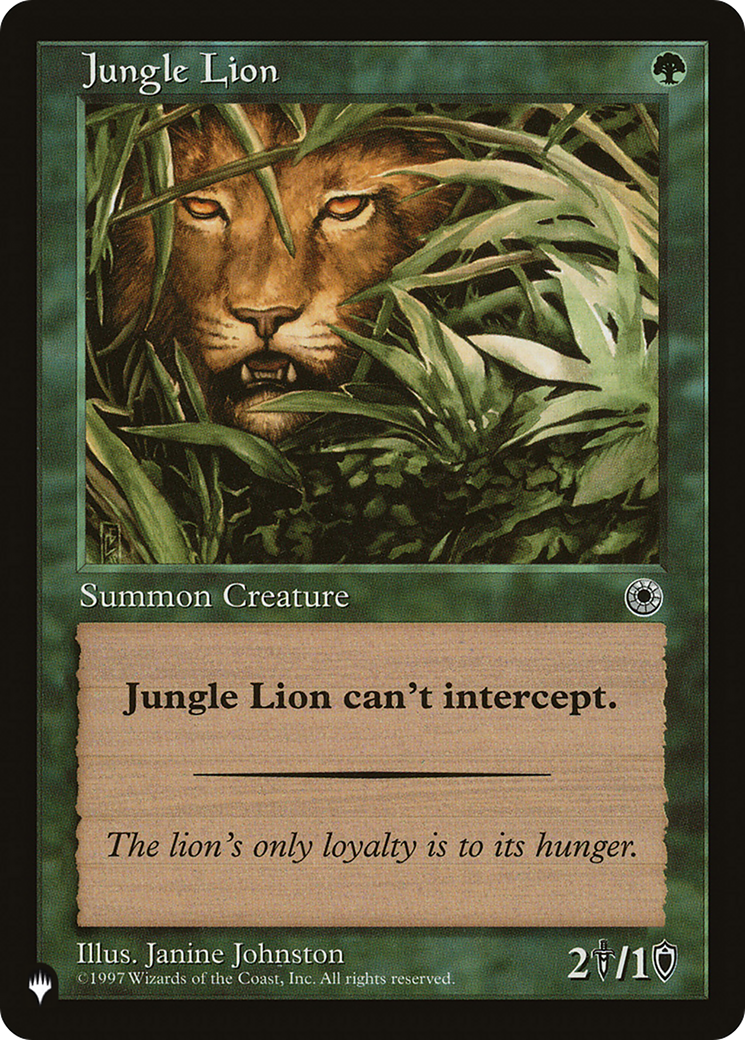 Jungle Lion [The List] | Card Merchant Takapuna