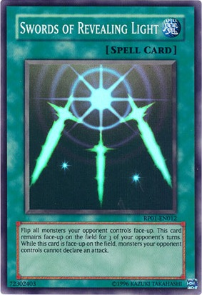 Swords of Revealing Light [RP01-EN012] Super Rare | Card Merchant Takapuna