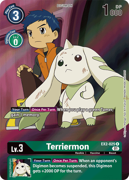 Terriermon [EX2-025] (Alternate Art) [Digital Hazard] | Card Merchant Takapuna