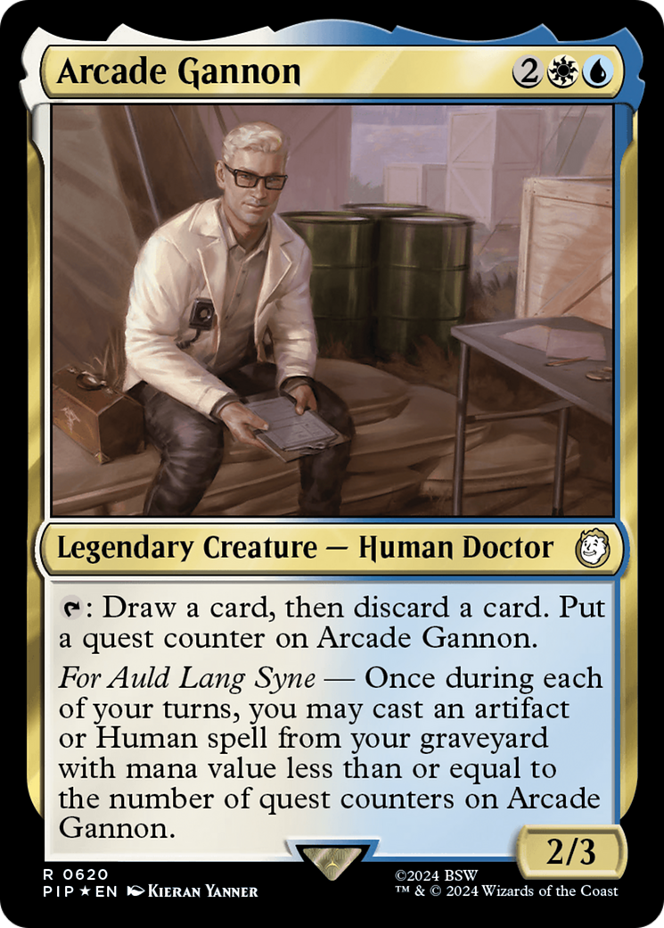 Arcade Gannon (Surge Foil) [Fallout] | Card Merchant Takapuna