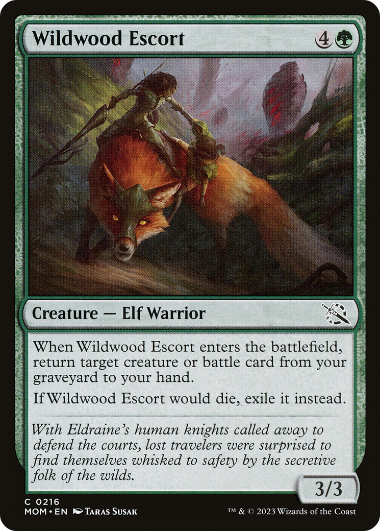 Wildwood Escort [March of the Machine] | Card Merchant Takapuna