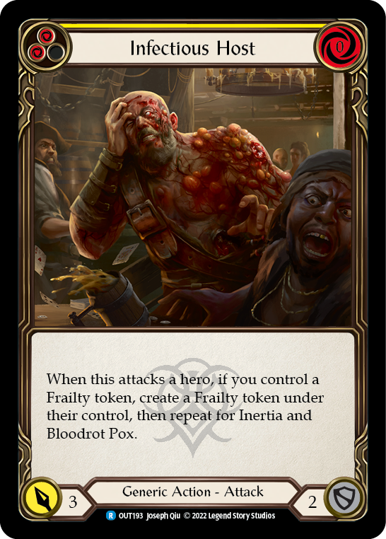 Infectious Host (Yellow) [OUT193] (Outsiders) | Card Merchant Takapuna