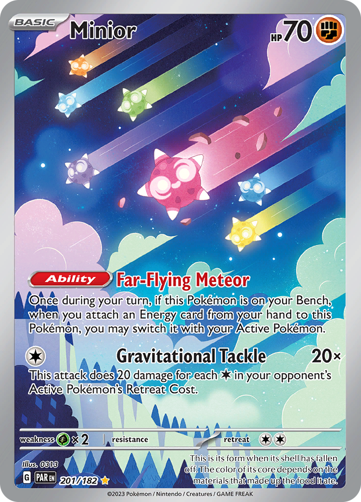 Minior (201/182) [Scarlet & Violet: Paradox Rift] | Card Merchant Takapuna