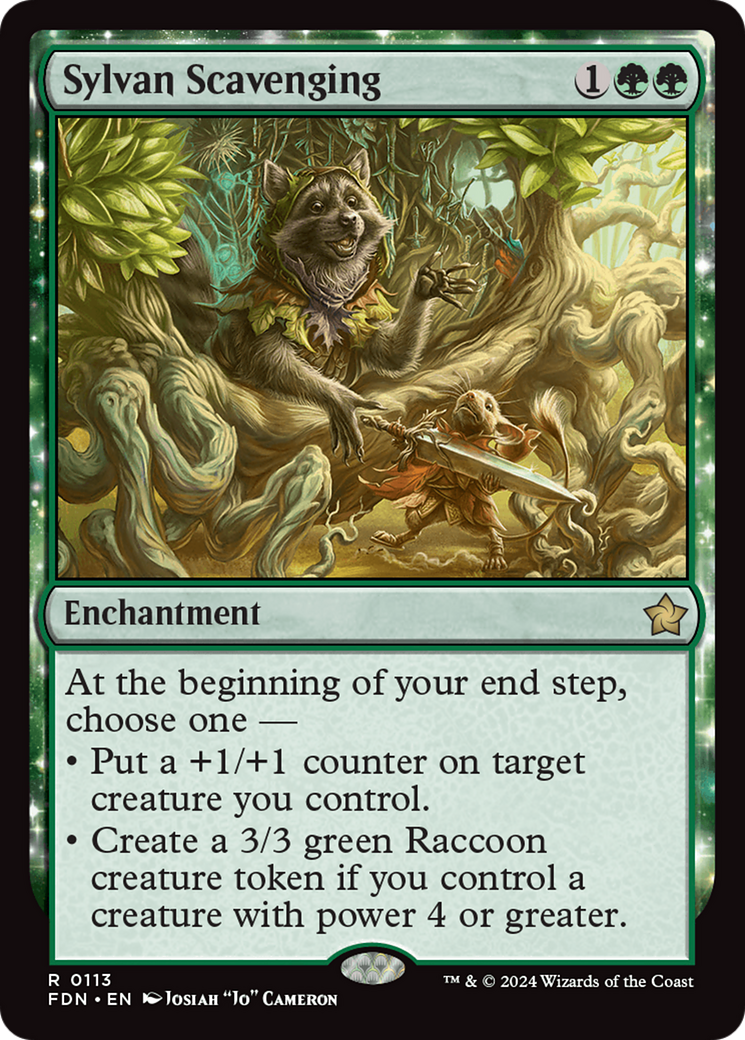 Sylvan Scavenging [Foundations] | Card Merchant Takapuna