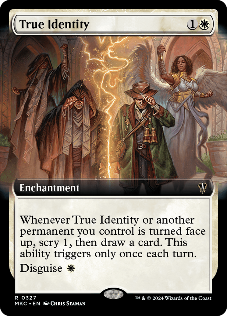 True Identity (Extended Art) [Murders at Karlov Manor Commander] | Card Merchant Takapuna