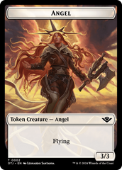 Angel // Plot Double-Sided Token [Outlaws of Thunder Junction Tokens] | Card Merchant Takapuna