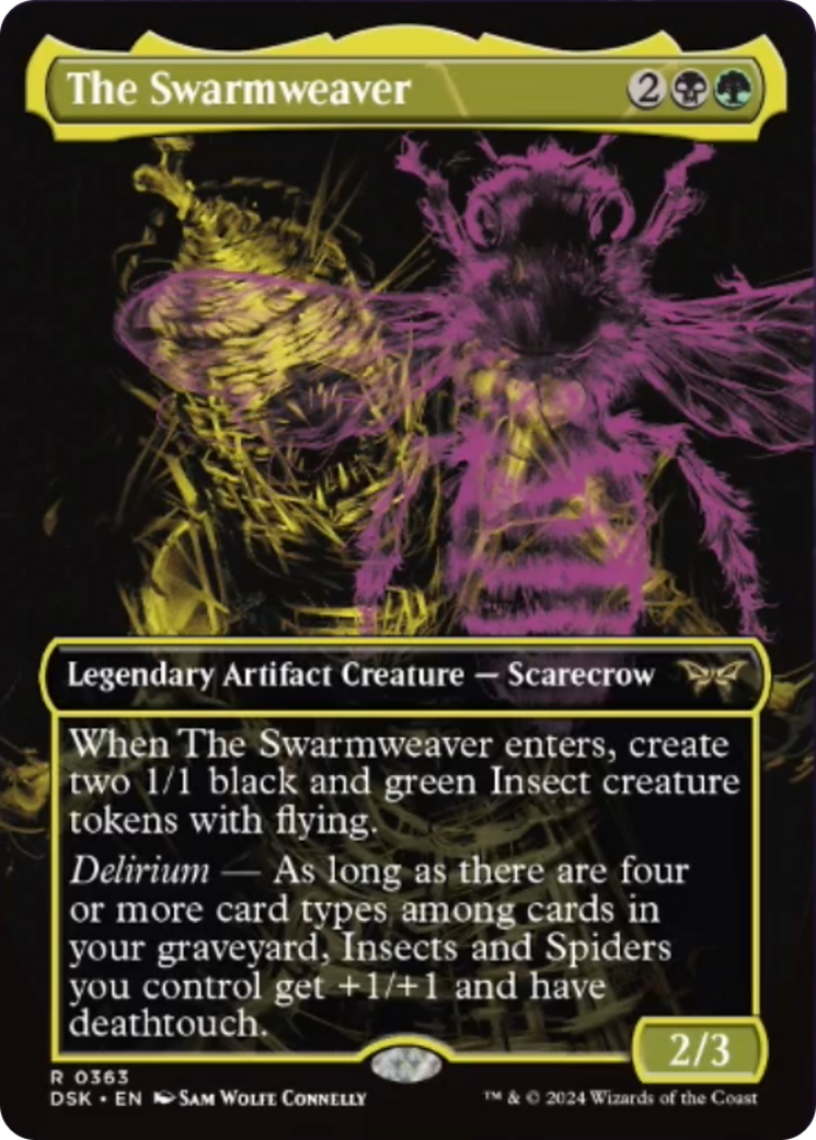 The Swarmweaver (Showcase) [Duskmourn: House of Horror] | Card Merchant Takapuna