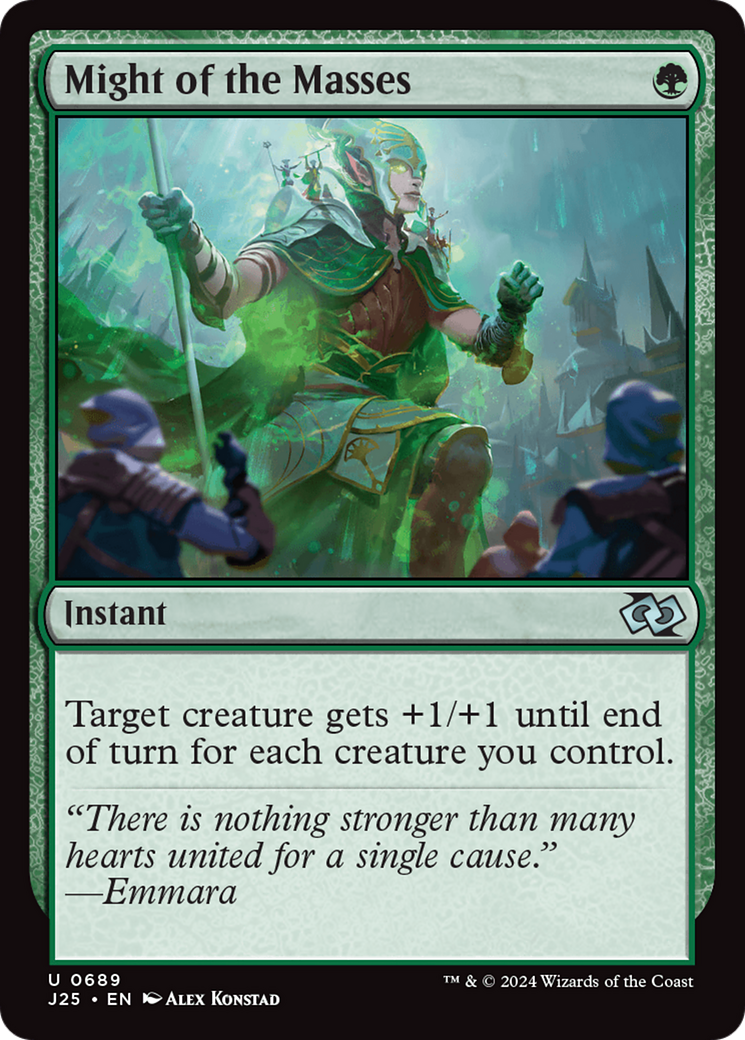 Might of the Masses [Foundations Jumpstart] | Card Merchant Takapuna