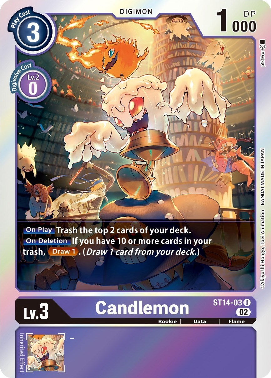 Candlemon [ST14-03] [Starter Deck: Beelzemon Advanced Deck Set] | Card Merchant Takapuna