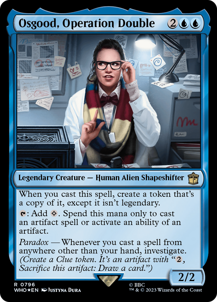 Osgood, Operation Double (Surge Foil) [Doctor Who] | Card Merchant Takapuna