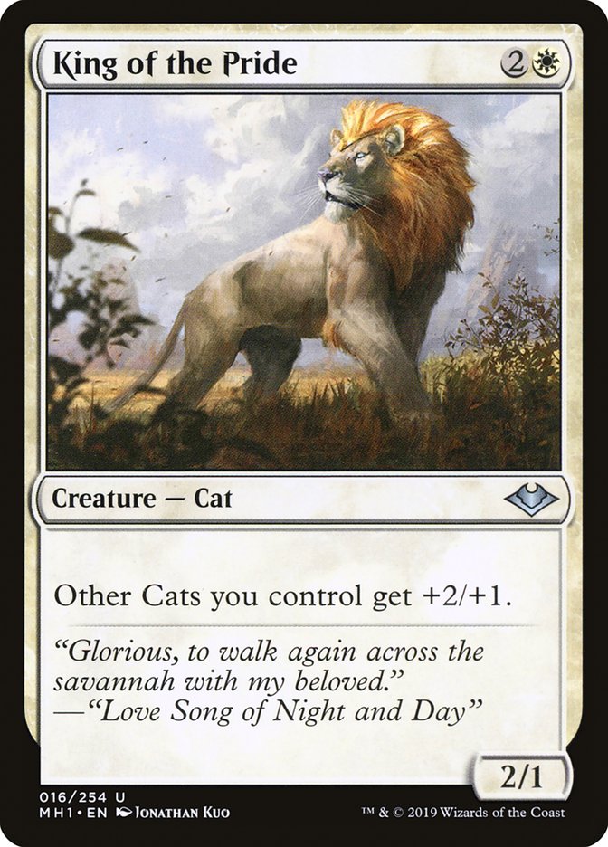 King of the Pride [Modern Horizons] | Card Merchant Takapuna