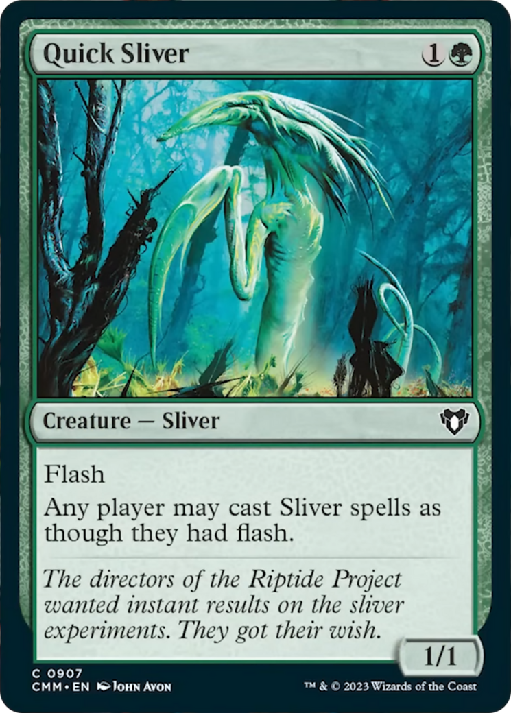 Quick Sliver [Commander Masters] | Card Merchant Takapuna