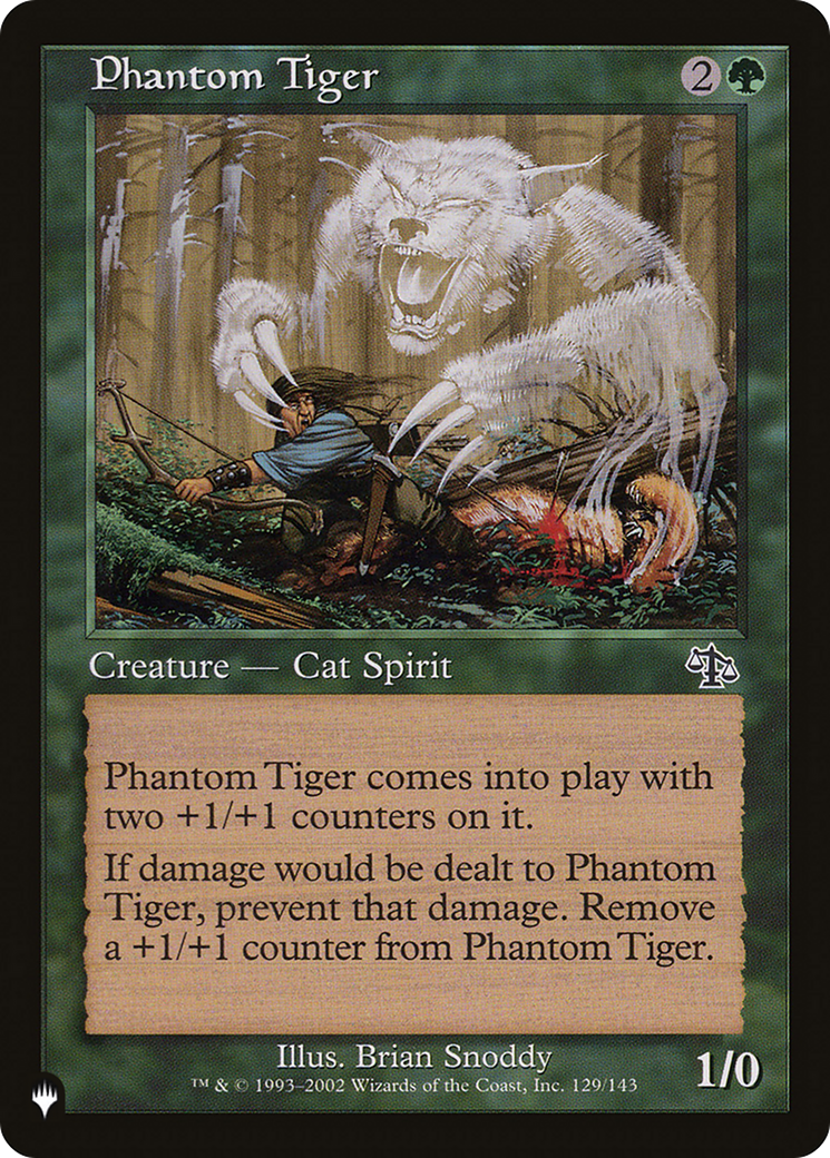 Phantom Tiger [The List Reprints] | Card Merchant Takapuna