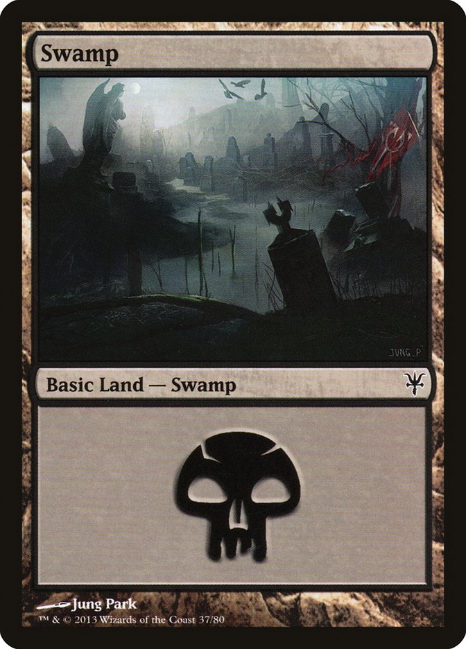 Swamp (37) [Duel Decks: Sorin vs. Tibalt] | Card Merchant Takapuna