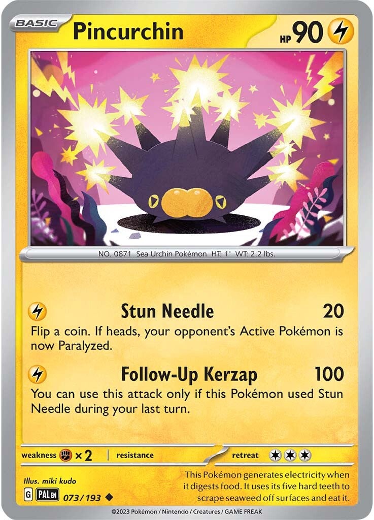 Pincurchin (073/193) [Scarlet & Violet: Paldea Evolved] | Card Merchant Takapuna