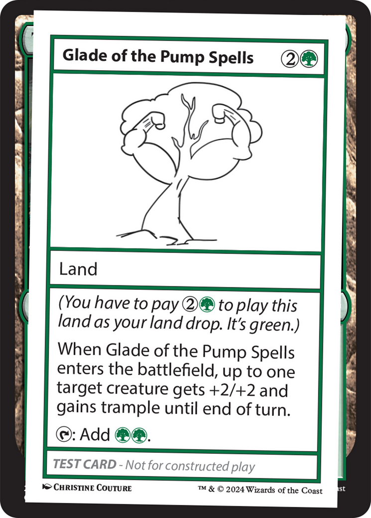 Glade of the Pump Spells [Mystery Booster 2 Playtest Cards] | Card Merchant Takapuna