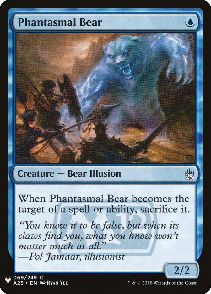 Phantasmal Bear [Mystery Booster] | Card Merchant Takapuna