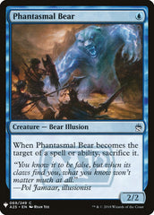 Phantasmal Bear [Mystery Booster] | Card Merchant Takapuna