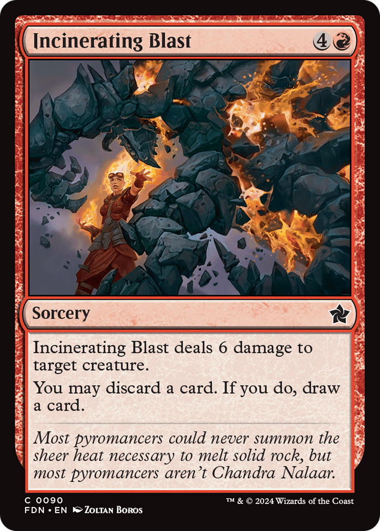 Incinerating Blast [Foundations] | Card Merchant Takapuna