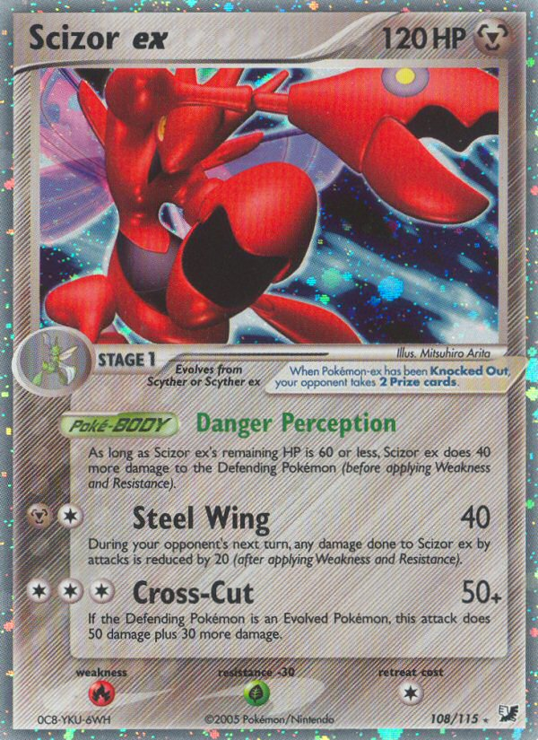 Scizor ex (108/115) [EX: Unseen Forces] | Card Merchant Takapuna