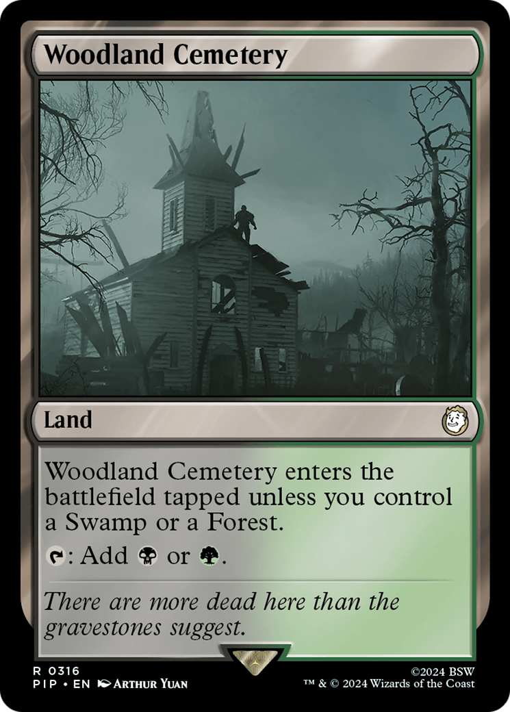 Woodland Cemetery [Fallout] | Card Merchant Takapuna