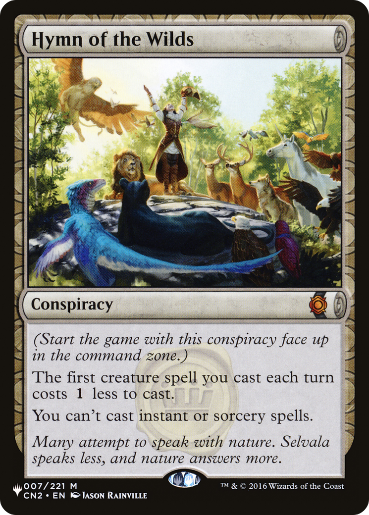 Hymn of the Wilds [The List] | Card Merchant Takapuna