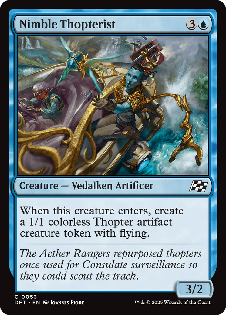 Nimble Thopterist [Aetherdrift] | Card Merchant Takapuna