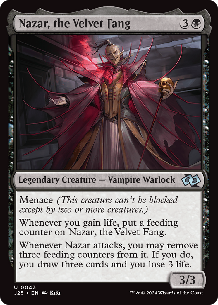 Nazar, the Velvet Fang (Anime) [Foundations Jumpstart] | Card Merchant Takapuna